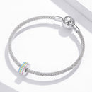 925 Sterling Silver Colorful Beaded Diy Jewelry Set