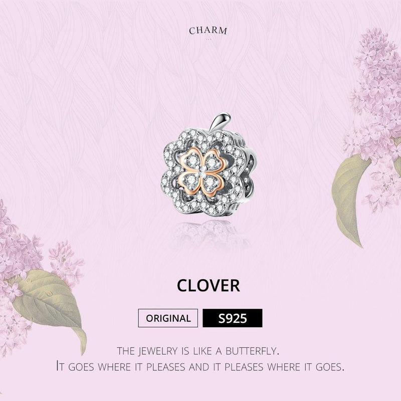 925 Sterling Silver Zircon Beaded Diy Bracelet Charm