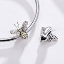 925 Sterling Silver Bee Bracelet Diy Beaded Accessory