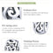 925 Sterling Silver Vintage Heart Beads With Curly Grass Pattern