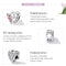925 Sterling Silver Heart Clock Beads For Diy Bracelets & Necklaces