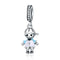 925 Sterling Silver Boy Bead Bracelet / Necklace Accessory