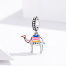 925 Sterling Silver Camel Bead Pendant For Diy Bracelets & Necklaces