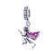 925 Sterling Silver Witch Broom Pendant For Diy Bracelets