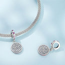 925 Sterling Silver Strawberry Cookie Pendant Beads For Diy Bracelets