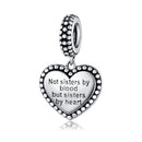 Retro Heart Charm For Diy Bracelets