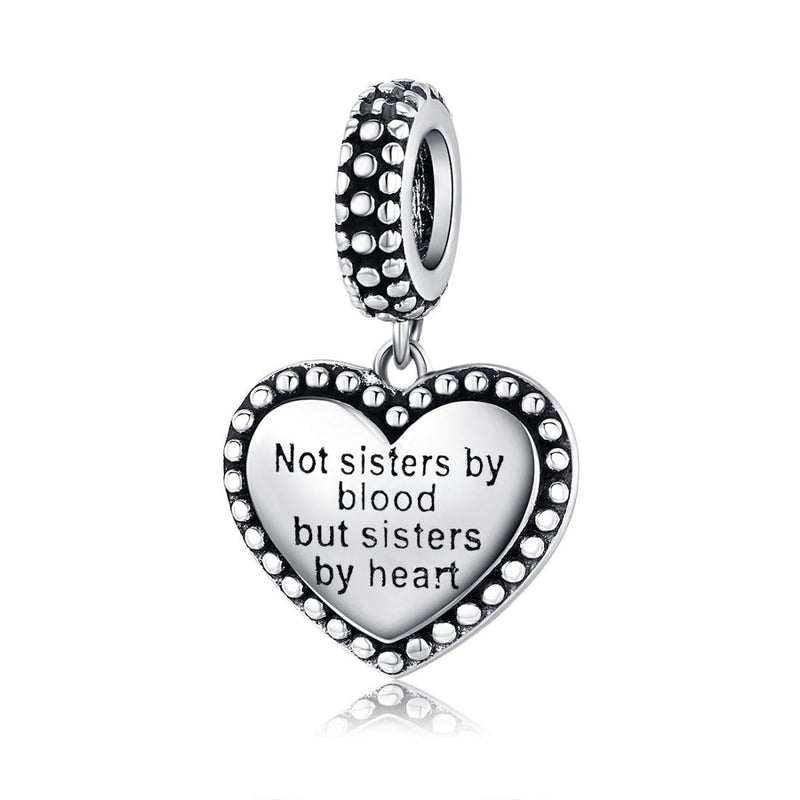 Retro Heart Charm For Diy Bracelets