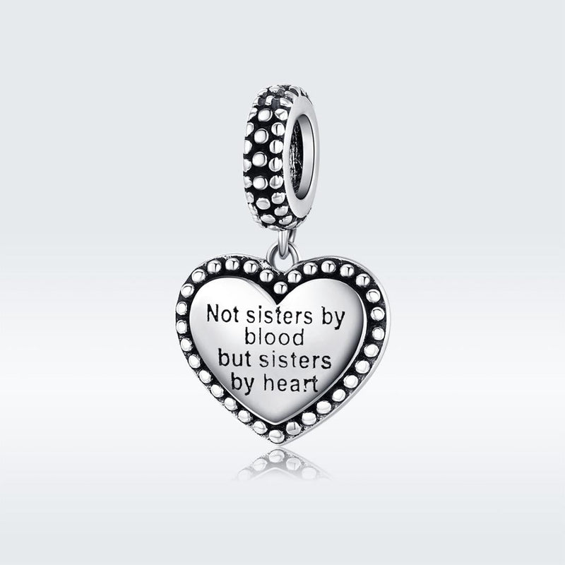 Retro Heart Charm For Diy Bracelets