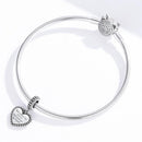 Retro Heart Charm For Diy Bracelets