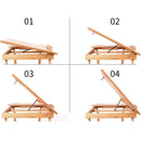 Adjustable Folding Laptop Desk For Bed With Card Slot And Lazy Computer Design