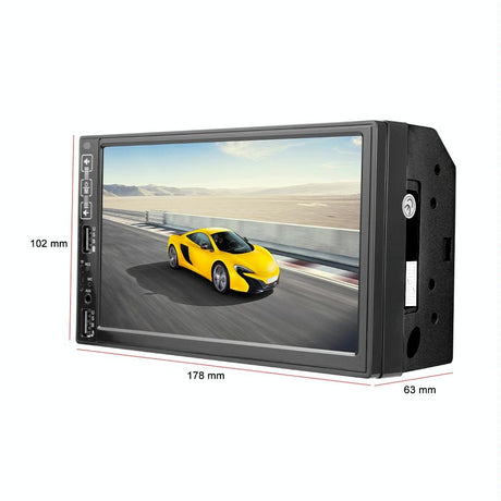 7 Inch Car Mp5 Player With Bluetooth / Fm Remote 8 Led Camera