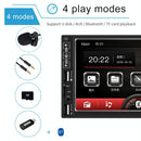 7 Inch Car Mp5 Player With Bluetooth / Fm Remote 8 Led Camera