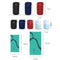 Double-Sided Fleece Bath Towel - Quick-Drying Small Navy