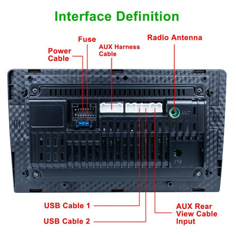 7 Inch Carplay Mp5 Player + 8 Light Camera