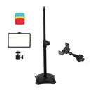 8 Three-Colour Temperature Flat-Panel Live Fill Light With 42Cm Bracket