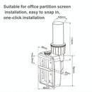 Adjustable Monitor Slide Rail Bracket For Easy Lifting And Rotation
