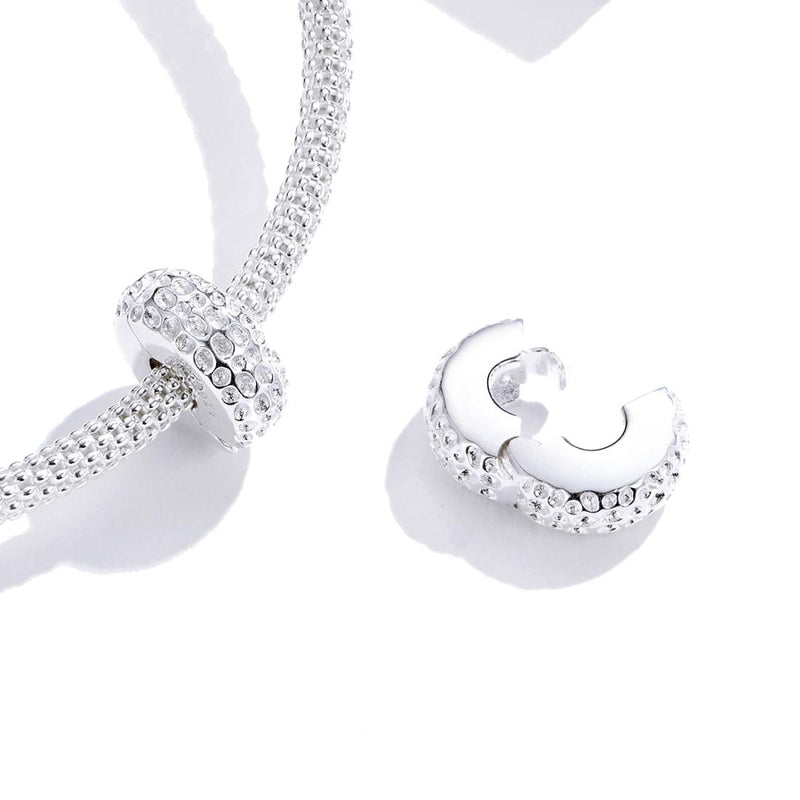 925 Sterling Silver Simple Bead Pendant For Diy Bracelets And Necklaces