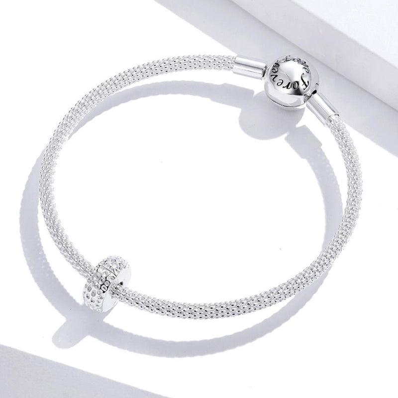 925 Sterling Silver Simple Bead Pendant For Diy Bracelets And Necklaces