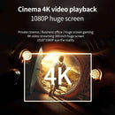 Portable Home Theater Projector - 80 Ansi Lumens Android 9.0 800X480P 1G + 8G