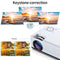 Portable Home Theater Projector - 80 Ansi Lumens Android 9.0 800X480P 1G + 8G