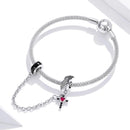 925 Sterling Silver Wing Cross Safety Chain For Diy Bracelets & Necklaces
