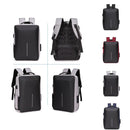 Anti-Theft Hard Shell Backpack For Men - Blue