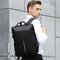 Anti-Theft Hard Shell Backpack For Men - Blue