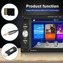 6.2 Inch Dual Spindle Hd Car Mp5 Player + 8 Light Camera