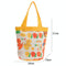 Cartoon Graffiti Bento Bag - Cute Canvas Handbag - Model 1 Blue