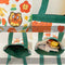 Cartoon Graffiti Bento Bag - Cute Canvas Handbag - Model 1 Blue