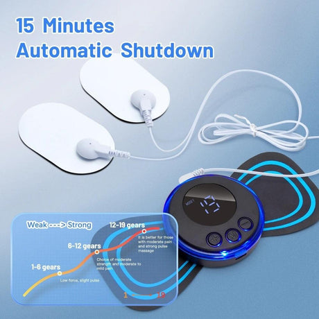 2-In-1 Remote Upgrade Jack For Sc-195B Mini Cervical Massage Stickers Ems Pulse Meridian Therapy Instrument - 2-In-1 Remote Upgrade Jack