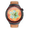 Smart Round Screen Watch With Bt Call And Health Tracking - Leather - Stainless Steel Black