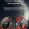 Smart Round Screen Watch With Bt Call And Health Tracking - Leather - Stainless Steel Black