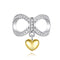 925 Sterling Silver Infinite Love Necklace & Bracelet Charm