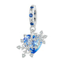 925 Sterling Silver Diy Winter Snowflake Bracelet Bead Set