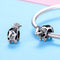 925 Sterling Silver Cow Beaded Bracelet Accessory