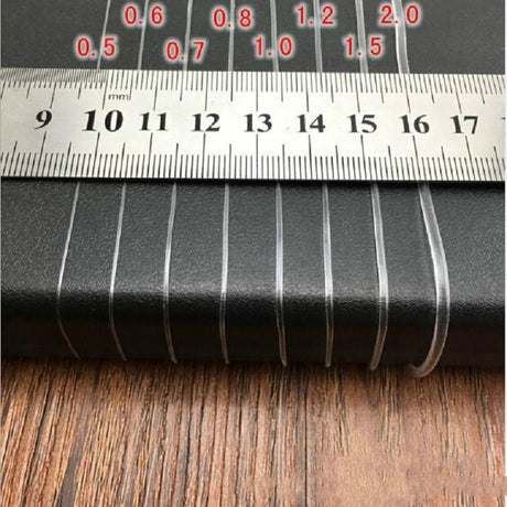 5 Piece Clear Elastic Fishing Line For Diy Jewelry 0.7Mm