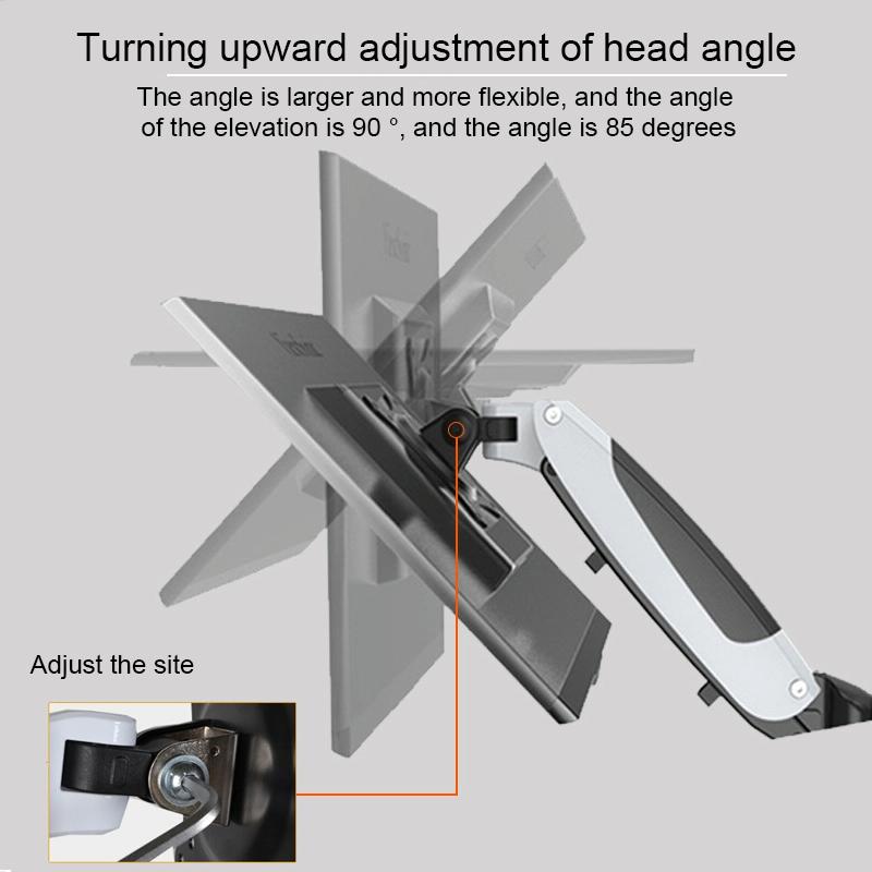Adjustable Monitor Stand With Rotating Lift Function