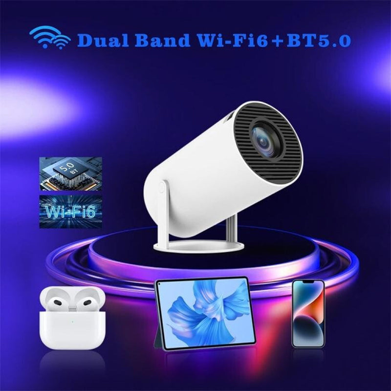 Portable Smart Projector With Android 11.0 System - 120 Lumen