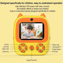 Instant Print Camera With Dual Lens - 2.8 Screen For Kids Blue