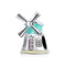 925 Sterling Silver Windmill Beads For Diy Bracelets & Necklaces