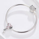 925 Sterling Silver Heart Dog Bone Beads For Diy Bracelets