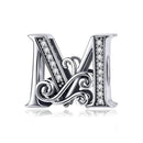 Diy Bracelet Beaded Accessories With Zircon Beads 26 Letters Style - M