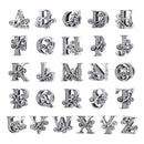 Diy Bracelet Beaded Accessories With Zircon Beads 26 Letters Style - M