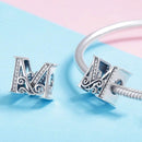Diy Bracelet Beaded Accessories With Zircon Beads 26 Letters Style - M