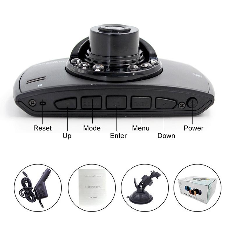 2.4 Car Dvr with Parking Monitoring & Loop Recording - 480p