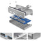 Aluminum 4-Port Usb 3.0 Clip Hub With 1M Cable - Pc1123