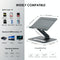 Adjustable Aluminum Laptop Stand With Type-C Docking Station
