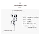925 Sterling Silver Skull Beads For Diy Bracelets & Necklaces