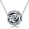 925 Sterling Silver 26 English Letter Beads For Diy Bracelets & Necklaces Style - W